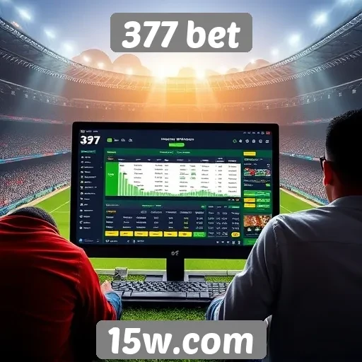 Interface e usabilidade do site 377 bet